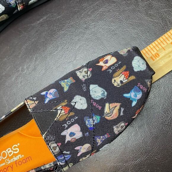 Bobs By Skechers Women Size 6.5/36.5EU Black Flat - Picture 10 of 11